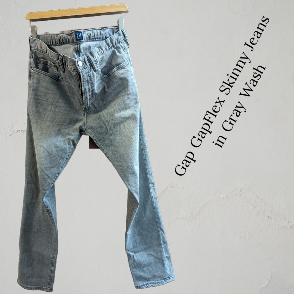 Gap GapFlex Skinny Men's Jeans in Gray Wash